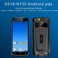 Computadora Móvil Portátil Jepower N73S PDA de 6 Pulgadas, 6+128GB, Android 12, con Mango Ergonómico y Lector de Códigos QR, Stock Master