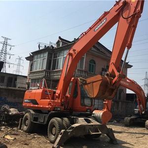 Prix raisonnable Excavatrice DH210W-7 Doosan d'occasion de haute qualité Excavatrice hydraulique à DH210W-7 roues Doosan en vente - Product Image 6