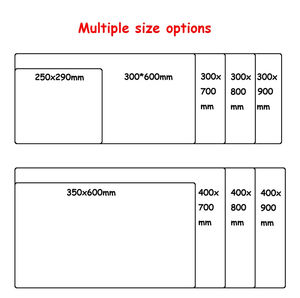 Tapis de souris <span class=keywords><strong>XXL</strong></span> de qualité supérieure 30x80cm, antidérapant en caoutchouc, pour ordinateur portable, gamer, impression personnalisée, grand format, en stock - Product Image 2