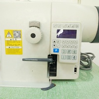 Machine à coudre industrielle 0303D à plat, point noué, pied entraîneur, aiguille simple, en métal, haute vitesse, nouveau moteur