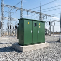 Transformateur de sous-station électrique extérieure compacte préfabriquée étanche 110 kV