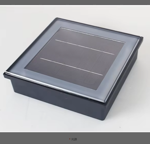 Luz LED Solar Subterránea para Exteriores, Impermeable, Redonda, para Terraza, Escaleras y Caminos - Product Image 1