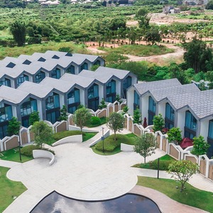 Villa Prefabricada con Estructura de Acero Ligero, Diseño Moderno para Uso Hotelero - Product Image 1