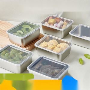 High Quality Cute Japanese-Style Square Stainless Steel Heatable BPA Free Dishwasher Safe <b>Lunch</b> <b>Box</b> Customizable Crisper Bacon - Product Image 1