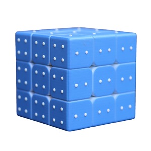 Cubo Magico XR Mini Braille 3x3x3, Versione in Rilievo Stampata in 3D, Puzzle per lo Sviluppo del QI e del <span class=keywords><strong>Ragionamento</strong></span> <span class=keywords><strong>Logico</strong></span> - Product Image 6