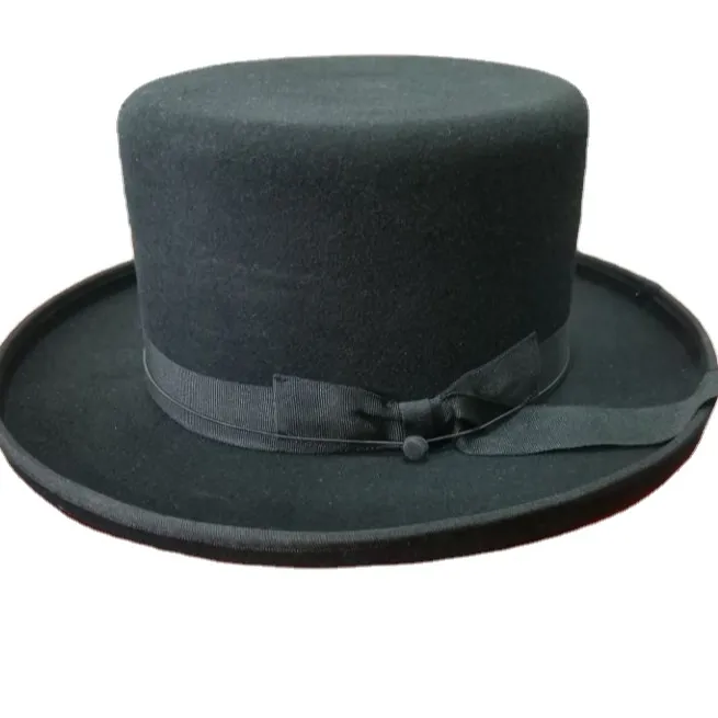 R2000 Wholesale Wool Felt Jewish Fedora Hats Adult Woolen Felt Fedora Hat Gentleman Wool Caps