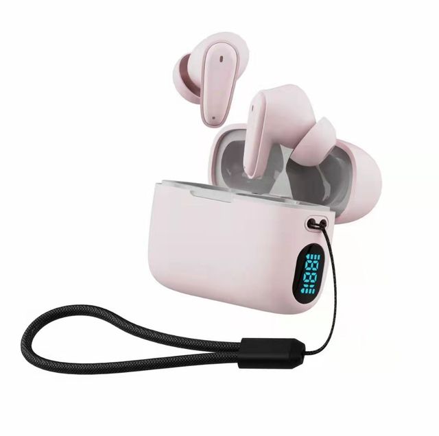 Power Display Handsfree Earphones Mini Sound Earbuds Wireless Bt 5.3 Tws Hifi Earphones