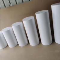 Lot de 5 supports cylindriques en métal, doré et argenté, colonnes rondes pour décoration de table de mariage, de fête ou de gâteau