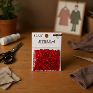 Paillettes Ilan 6mm Rosse 15g per Artigianato e Decorazione - Product Image 2