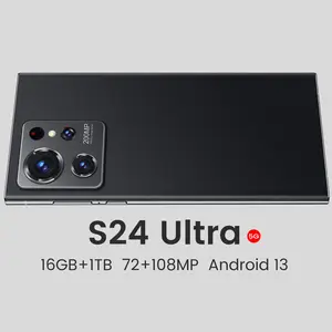Téléphone mobile transfrontalier S24 Ultra stylet intégré Grand écran de 7.3 pouces 4 128G Android commerce extérieur en stock Smartphone 4G