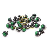 Interrupteur à bouton-poussoir PBS-33B 12mm puissance Type rond 2 broches étanche auto-réinitialisation pas de verrouillage interrupteurs à bouton momentané PBS33B