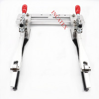 Ensemble de pièces détachées pour machine à broder tubulaire domestique multifonctionnelle Tajima SWF Feiya Ricoma CAMFive, comprenant un ensemble de pinces de fixation et un cadre à chaussures L245mm