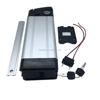 Batterie silverfish 24/36v, 10/15/20ah, 1000w, ebike, pour vélo et scooter électrique