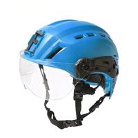Casque de sécurité industriel à LED en ABS haute résistance, visière légère et réglable, pour le sauvetage, le travail, la construction, les activités de plein air