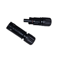 Conector de Cable Fotovoltaico MCX DC, Adaptador Impermeable para Panel Solar, Contactos de Cobre, Material de Estaño, 30A, IP67, Carcasa de PC