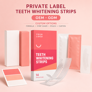 OEM แผ่นฟอกสีฟัน ช่วยลดคราบเหลืองจากกาแฟและชา ขจัดคราบสกปรก ฟอกฟันขาว ปลอดภัยต่อเคลือบฟัน ใช้ได้ที่บ้าน บรรจุ 14 แผ่น - Product Image 6