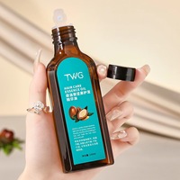 Marque privée TWG Huile d'argan Huile de soin des cheveux Anti-frisottis Parfum longue durée Soins des cheveux Huile réparatrice pour les cheveux