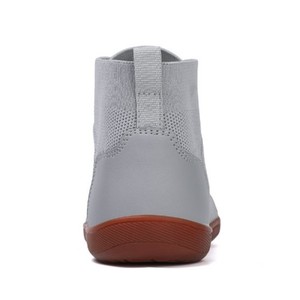 Zapatillas de running de punto transpirables de caña alta con suela plana y puntera ancha para hombre, de secado rápido, para deportes al aire libre e interiores. - Product Image 5