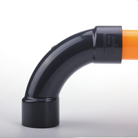 Connecteur arc-en-ciel en PVC, 20-63mm, gros, croissant de lune, raccord pour Tube en plastique et raccords de tuyaux d'alimentation en eau