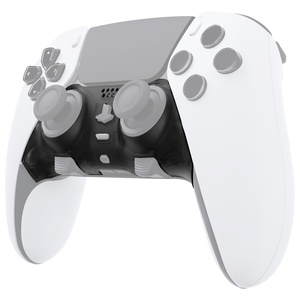 Coques personnalisées EXtremeRate, transparentes et noires, garnitures décoratives de remplacement, coques à clipser pour manette PS5 Edge - Product Image 4