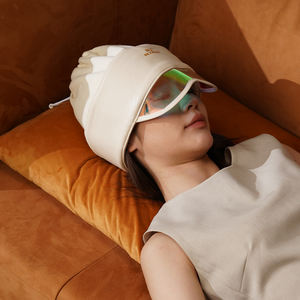 電気加熱アイセラピータコヘッドマッサージャー空気圧縮ヘルメットリラックス頭皮マッサージ - Product Image 3