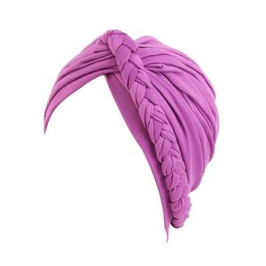 Nouveau turban tressé pour femme, foulard musulman, idéal pour la plage, usage quotidien, toutes saisons, ajustable, confortable, mode, couvre-chef, pour cheveux, fête, décontracté - Product Image 5