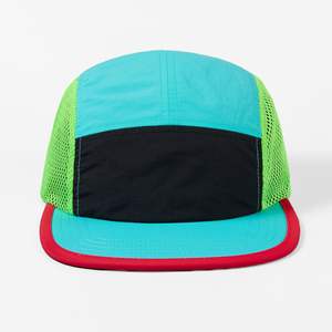 Chapeau de bateau de <span class=keywords><strong>camping</strong></span> en plein air style personnalisé couleur bloquée séchage rapide chapeau en maille légère - Product Image 3