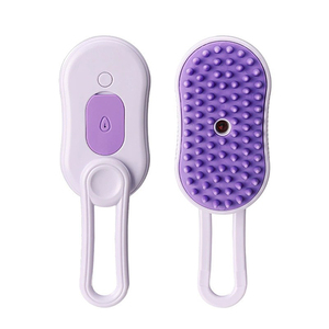 Cepillo de depilación de vapor para gatos portátil 3 en 1 ABS autolimpiante peine de aseo antiestático Simple eficaz para la depilación de mascotas - Product Image 4