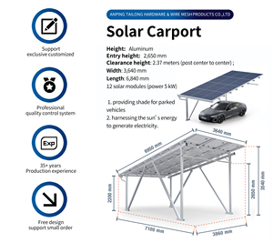 Panneaux photovoltaïques <span class=keywords><strong>d</strong></span>'usine, système <span class=keywords><strong>d</strong></span>'énergie solaire, abris solaires <span class=keywords><strong>pour</strong></span> voitures avec <span class=keywords><strong>prix</strong></span> <span class=keywords><strong>d</strong></span>'usine réduits - Product Image 2