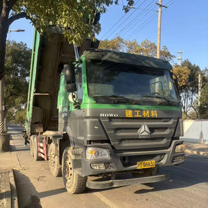 Camion à benne basculante d'occasion HOWO 8*4 Prix ​​abordable Excellentes performances Camion à benne basculante d'occasion HOWO à vendre 12 pneus - Product Image 1