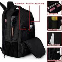 Sac à dos multifonctionnel pour ordinateur portable 16 pouces avec logo personnalisé, idéal pour le travail, les affaires et les voyages de loisirs