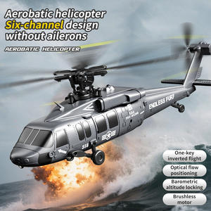 Hélicoptère de voltige à vol inversé sans balais JJRC U9901 Maintien d'altitude Positionnement par flux optique Vidéo FHD 1080p Contrôle 6 canaux - Product Image 3