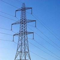 Tour de transmission d'énergie à 4 poteaux en treillis d'acier Kehua 10kV-500kV 300A à haute capacité de charge