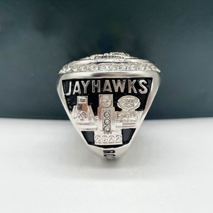 Anillos de Campeonato de Fútbol Americano de los Kansas Jayhawks 2022, Venta al Por Mayor de Fábrica, Anillo de Joyería Fina de Moda para Regalos de Aniversario y Fiestas - Product Image 3