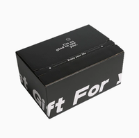 Boîte promotionnelle anti-perte pour produits électroniques en carton ondulé recyclé avec fermeture éclair détachable