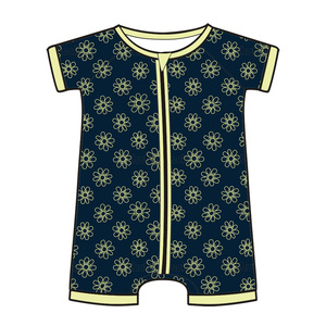 <span class=keywords><strong>Pyjama</strong></span> court à manches courtes pour bébé avec motif singe et banane, collection printemps, motif animalier, vente flash - Product Image 5