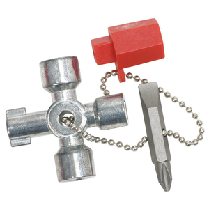 Mini llave universal para gabinete eléctrico Esencial para un servicio de operación y mantenimiento eficiente - Product Image 1