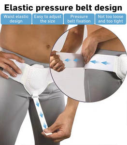 TopOne, cinturón de soporte de cintura ajustable elástico personalizado, vendaje corporal para hombres para hernia inguinal para uso corporal y de cintura - Product Image 2