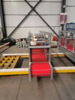 Machine de collecte d'œufs automatique directe usine Great Farm, équipement de convoyage de récolte d'œufs stable pour élevages