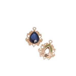 Colgante de piedras preciosas exóticas que conserva el color electroforético de aleación qixian con collar de horquilla simple pequeño de alto grado - Product Image 5