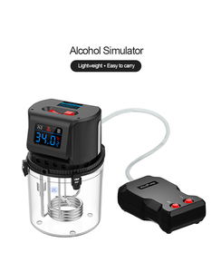Simulateur d'alcoolémie Airsense W2 2L avec écran LCD 3,2 pouces, testeur d'alcoolémie, équipement de calibration, contrôle de la température, noir - Product Image 1