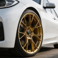 عجلات بي كي يو فورجد 5x112 789M لسيارات بي إم دبليو M5 CS G90 G20 G30 G82 G80 F40 F10 F30 F90 مقاس 18 و19 و20 بوصة، جنوط سبائك ذهبية مخصصة