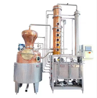 Alambic de distillation d'alcool éthylique pour whisky écossais DIY de 500 l et 1000 l, tours de distillation, installation pour brandy, whisky, rhum, tequila