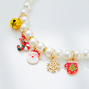 SSeeSY OEM ODM Vente en gros Colliers de luxe en perles, accessoires mignons de petite et moyenne taille, bijoux pour animaux de compagnie, pendentifs, colliers pour chats et chiens - Product Image 3