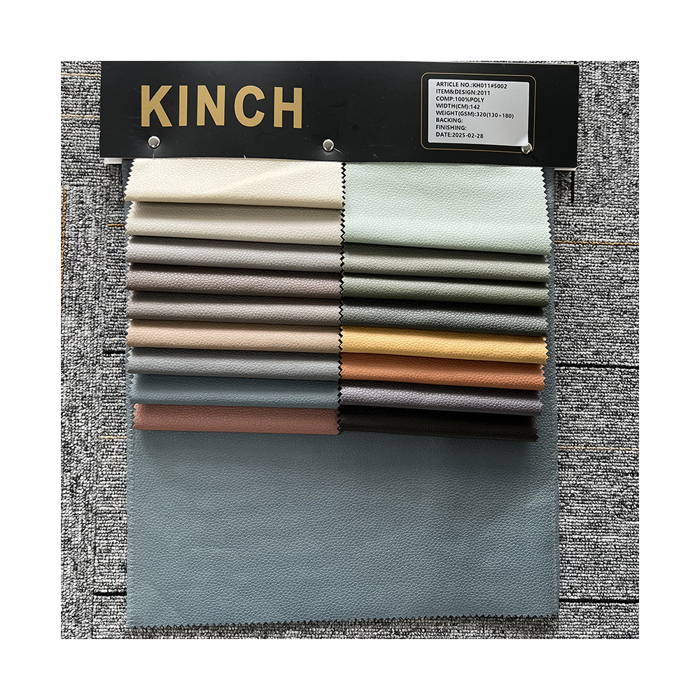 Custom Printed Double Sided Velvet Synthetic Leather Fabric Soft Comfortable Woven Technique Yarn Dyed Plain for Chair