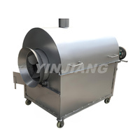 Grand séchoir à thé électrique en acier inoxydable pour arachides, machine à torréfier les grains de café, noix de cajou, arachides