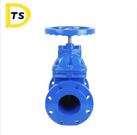 Vannes à opercule manuelles à joint souple à montage par bride pour l'eau, vente directe usine, haute qualité, longue durée de vie, haute température DN40-DN200