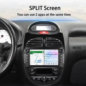 Chất lượng cao 7inch Android 14 màn hình cảm ứng được xây dựng trong GPS xe đơn vị đứng đầu với Carplay Android tự động wifi cho Peugeot <span class=keywords><strong>206</strong></span> - Product Image 3