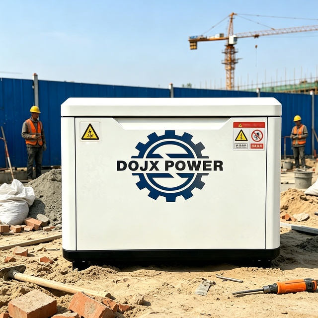 High Efficiency Silent Diesel Generator 5kw 10kw 12kw Diesel Generator Set 220/380V Rated Voltage Genset Commercial Backup Power