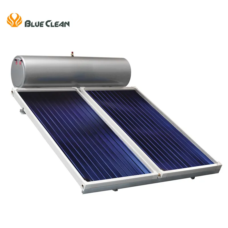 Blueclean Air ke Air semua dalam satu sumber udara pompa panas pemanas Air terhubung dengan Panel surya